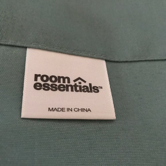 4 x Twill Curtain Panel Aqua